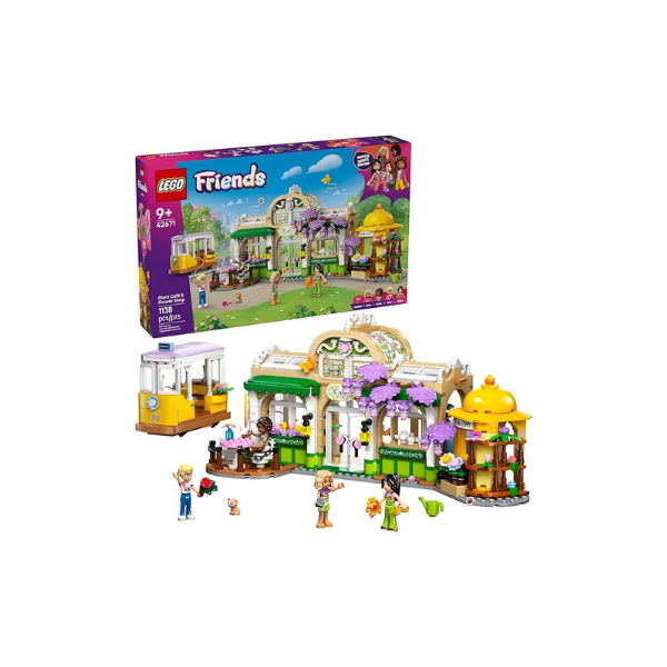 LEGO Friends Plant Café & Flower Shop Pretend Play Building Toy - Playset with 4 Minidolls and Cat Toy for Creative Storytelling - Birthday Gift Idea for Girls and Boys, Ages 9 and Up - 42671