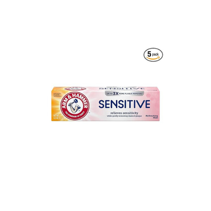 ARM & HAMMER Sensitive Teeth & Gums Toothpaste 4.5 oz (Pack of 5)