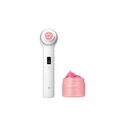 medicube High-Tech Radiance & Firming Duo: Medicube Age-R Ultra Tune 40.68 and Collagen Jelly Cream 110ml |Gifts for Women, Gifts for Mom