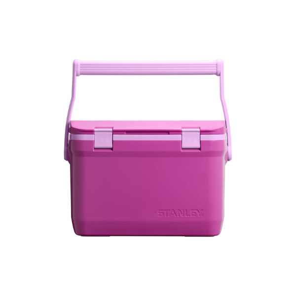 Stanley Adventure Outdoor Cooler 16 qt | Heavy Duty Outdoor Camping Cooler with Easy Carry Top Handle | BPA-Free | Dark Blossom