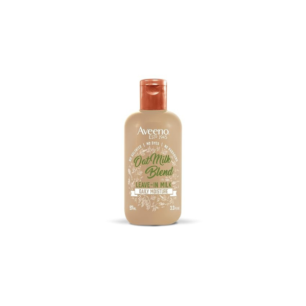 Aveeno Farm-Fresh Oat Milk Leave-In Hair Conditioner Treatment, Lightweight Moisturizer for Dry Damaged Hair, Safe for Color-Treated Hair, Sulfate, Paraben & Dye-Free