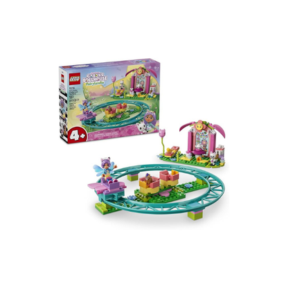 LEGO Gabby's Dollhouse Fairy Roller Coaster and Tea Party 11214 | Preschool Building Toys for Girls & Boys, Ages 4+, W/ Starter Bricks, Sturdy Build for Pretend Play, 137 pieces, Gift Idea