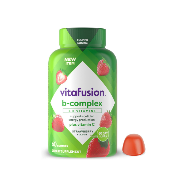Vitafusion Vitamin B Complex Gummies Plus Vitamin C | 60 Gummies