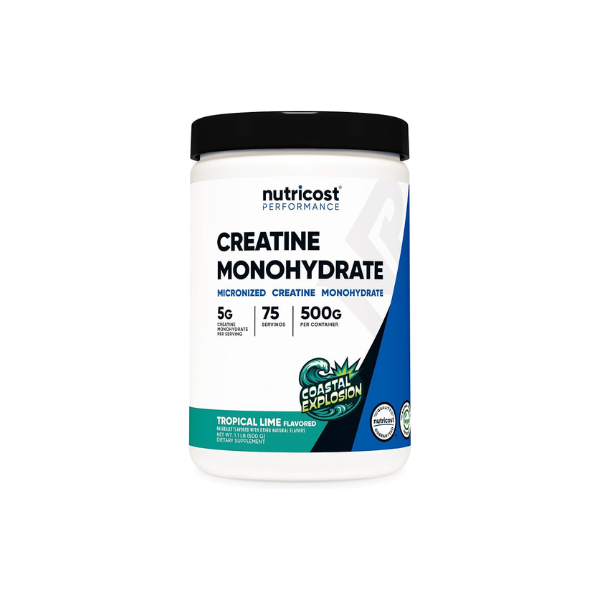Nutricost Creatine Monohydrate Powder (Coastal Explosion, 500 Gram)