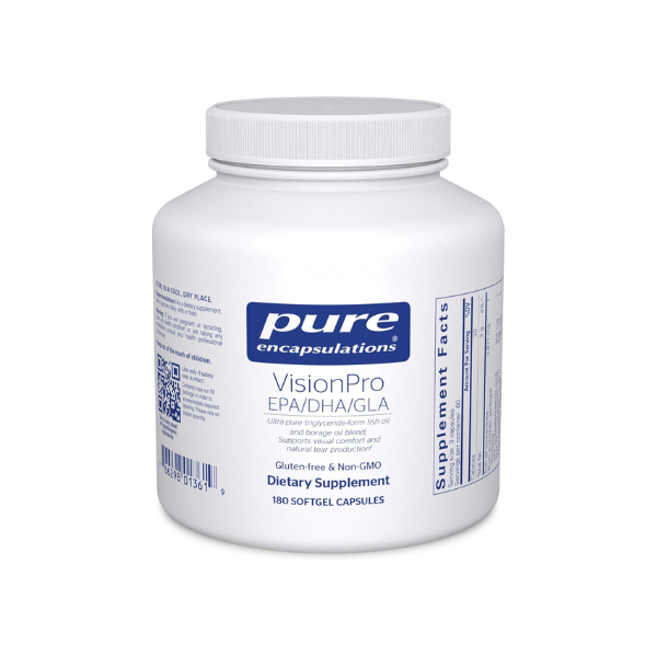 Pure Encapsulations VisionPro EPA/DHA/GLA, 180 Softgel Capsules