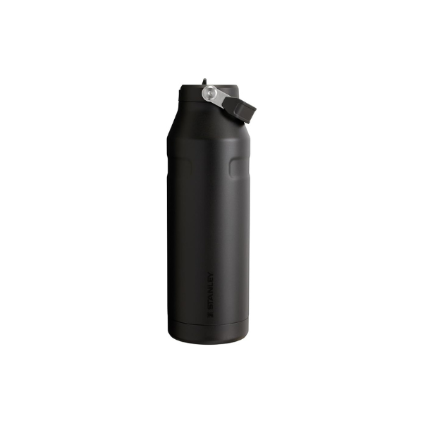 STANLEY IceFlow Flip Straw 2.0 Bottle, 50 oz, Black 2.0