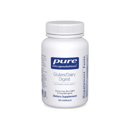 Pure Encapsulations Gluten/Dairy Digest, 120 Capsules