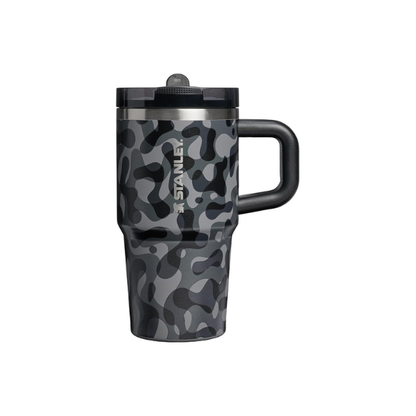 STANLEY Quencher ProTour Flipstraw Tumbler, 20 oz, Black Interfusion