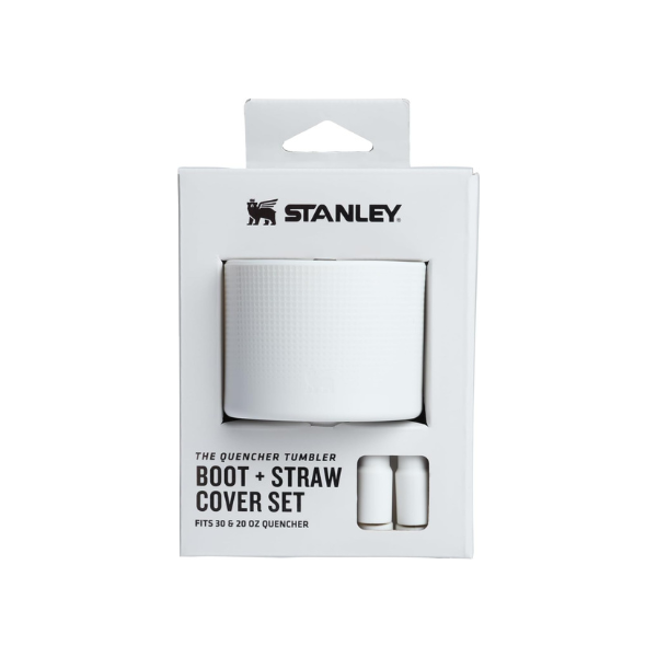 Stanley Quencher Boot and Straw Cover Cap | Anti-Slip Silicone Protector for Tumbler with Handle | Accessory Set for Stainless Steel Drinking Cup | BPA-Free