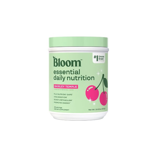 Bloom Nutrition Greens & Superfoods Powder, Shirley Temple 48 Servings, 9.2 oz.