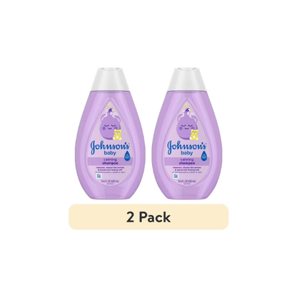 (2 pack) Johnson's Baby Calming Shampoo with NaturalCalm Aromas, 13.6 fl. oz