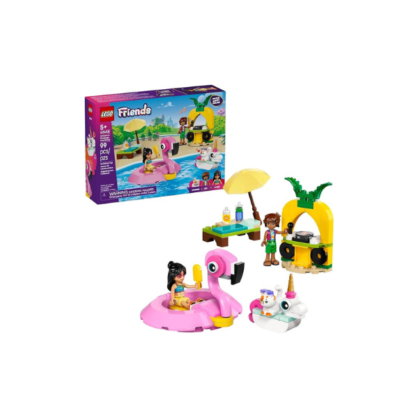 LEGO Friends Unicorn & Flamingo Pool Party Pretend Play Building Toy - Creative Storytelling Playset for Kids for Boys & Girls, Ages 5+ - Birthday Gift Idea for Kids - 42658