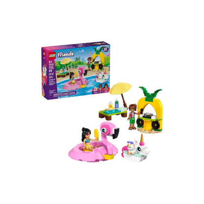 LEGO Friends Unicorn & Flamingo Pool Party Pretend Play Building Toy - Creative Storytelling Playset for Kids for Boys & Girls, Ages 5+ - Birthday Gift Idea for Kids - 42658
