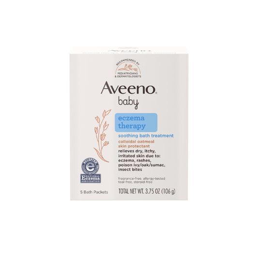 Aveeno Soothing Baby Bath Treatment, Single Use Packets - 5 ea