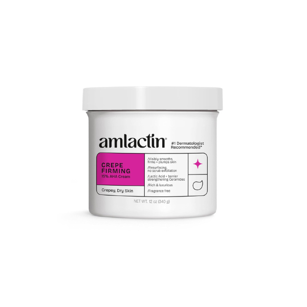 Amlactin Crepe Firming Body Cream, 15% Lactic Acid, 12 oz