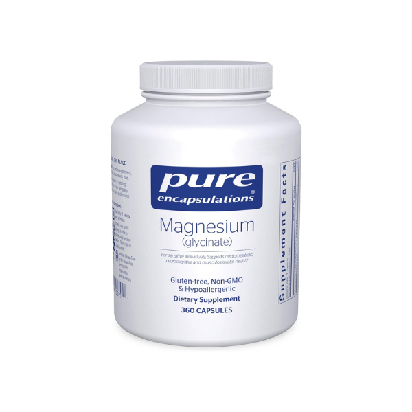 Pure Encapsulations Magnesium (Glycinate), 360 Capsules
