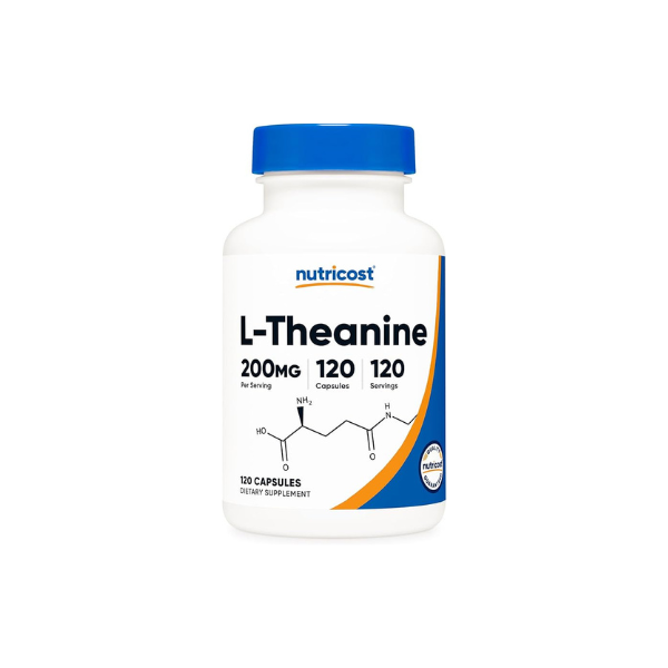 Nutricost L-Theanine 200mg, 120 Capsules, Double Strength, Gluten Free