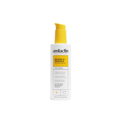 Amlactin Bright & Smooth Resurfacing Serum, Lactic Acid, 8 oz