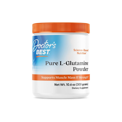 Doctors Best Pure L Glutamine Powder Supplement for Men & Women, 10.6 oz