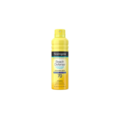 Neutrogena Beach Defense Sunscreen Spray Broad Spectrum SPF 70, 6.5 oz