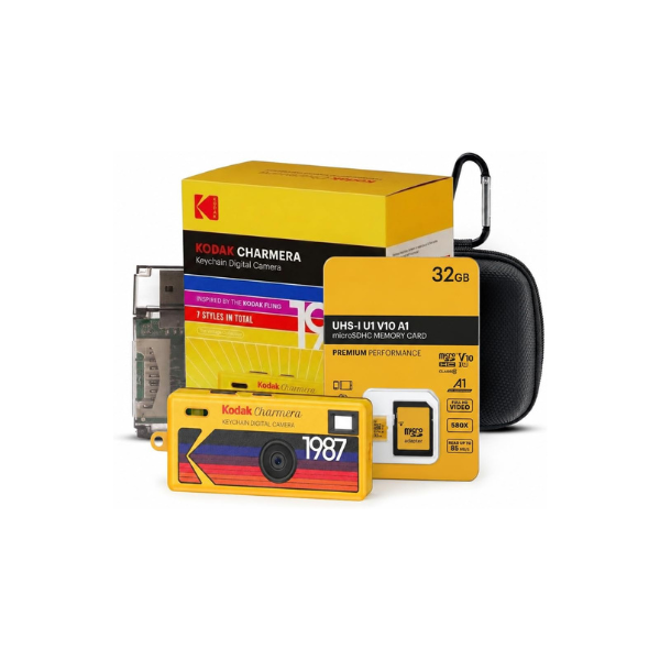 Kodak Charmera Key Chain Digital Camera Bundle