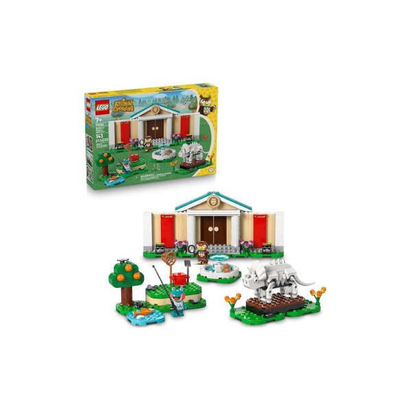 LEGO Animal Crossing Blathers’s Museum Collection Building Toy - Pretend Play Set W/2 Toy Minifigures for Girls & Boys, Ages 7+ - Building Blocks for Kids - Gift Idea for Birthdays & Gamers - 77056