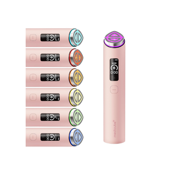 medicube Booster Pro X2 - 7 in 1 Glow Beauty Device, 2X Glow Care, Pink