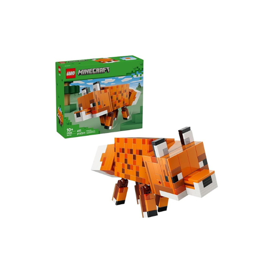 LEGO Minecraft The Fox Building & Pretend Play Toy for Boys & Girls - Poseable Video Game Character for Kids, Ages 10+ - Room Decor for Gaming Fans - Gift Idea for Birthdays - 21588