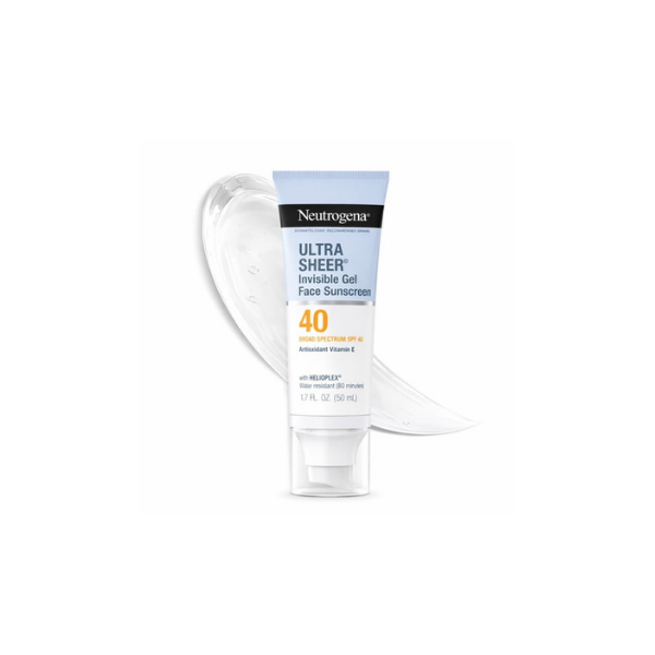 Neutrogena Ultra Sheer Invisible Gel SPF 40 Face Sunscreen, 1.7 fl. oz