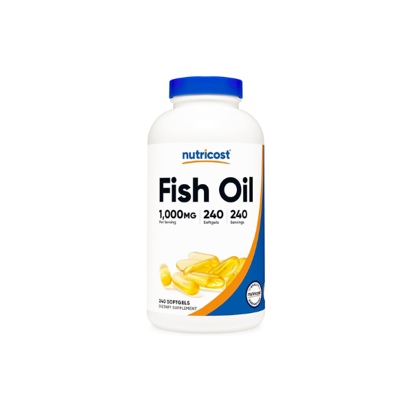 Nutricost Fish Oil Omega 3 Softgels with EPA & DHA, 240 Softgels, GMO-Free