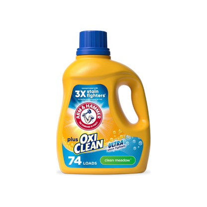 ARM & HAMMER Plus OxiClean Ultra Stain Fighters Liquid Laundry Detergent