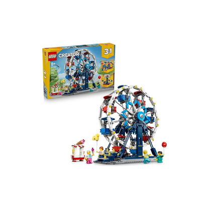 LEGO Creator 3 in 1 Iconic Ferris Wheel 31389 | Building Toys for Boys & Girls, Ages 8+, 3 Building Options, Display or Play, 916 pieces, Gifts for Birthdays