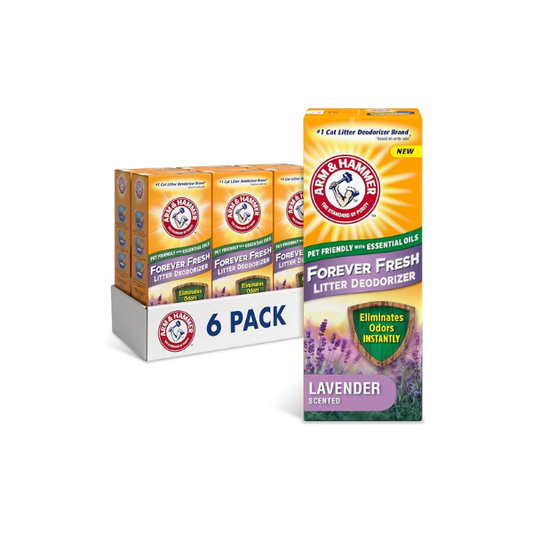 ARM & HAMMER Forever Fresh Cat Litter Deodorizer, 30 oz, 6-Pack