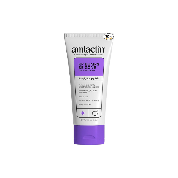 AmLactin KP Bumps Be Gone Body Cream, 15% Lactic Acid, 3 Ounce (Pack of 12)