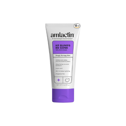 AmLactin KP Bumps Be Gone Body Cream, 15% Lactic Acid, 3 Ounce (Pack of 12)