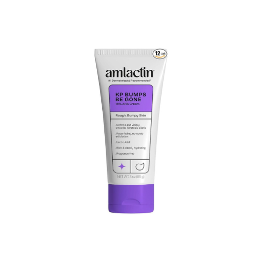AmLactin KP Bumps Be Gone Body Cream, 15% Lactic Acid, 3 Ounce (Pack of 12)