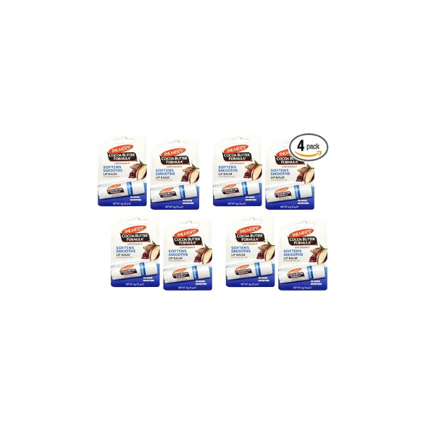 Palmer's Cocoa Butter Formula Original Ultra Moisturizing Lip Balm SPF 15, 2 Count (Pack of 4)