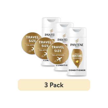 (3 pack) Pantene Pro-V Conditioner Daily Moisture Renewal, 3.38 fl oz