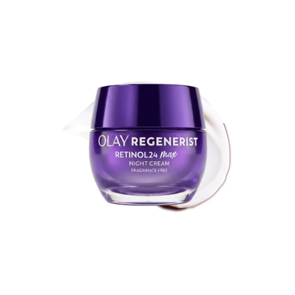 Olay Retinol 24 Max Night Moisturizing Cream with Triple Collagen Peptide, Fragrance-Free, 1.7 oz