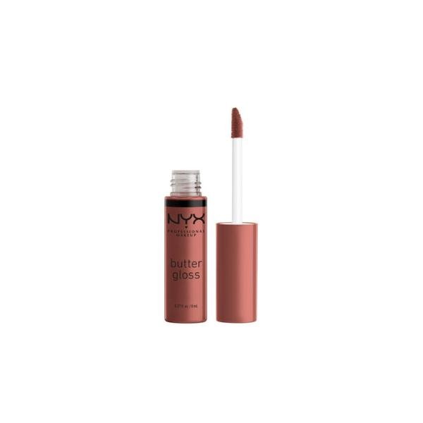 NYX Professional Makeup Butter Gloss, Non-Sticky Lip Gloss, Praline Glosses, 0.27 oz