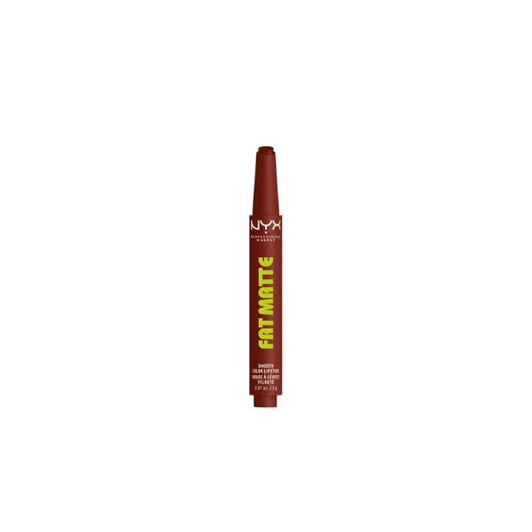 NYX Professional Makeup Fat Matte Lipstick, Smooth Color Long Lasting Lipstick, Cocoa Cuddles, 0.07 oz