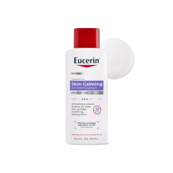Eucerin Skin Calming Itch Relief Body Lotion, 8.4 FL OZ