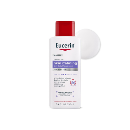 Eucerin Skin Calming Itch Relief Body Lotion, 8.4 FL OZ