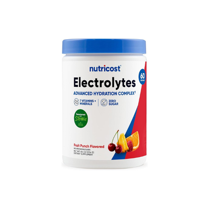 Nutricost Electrolyte Complex Powder (60 Servings, Fruit Punch)