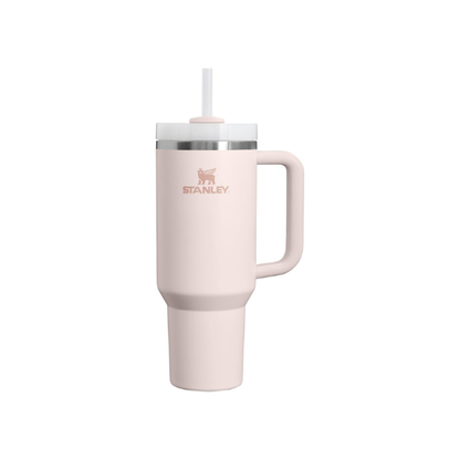 STANLEY Quencher H2.0 Flow State Tumbler, 40 oz, Rose Quartz 2.0