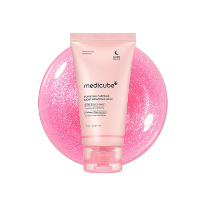medicube Wrapping Mask PDRN Caffeine - Overnight Peel Off Facial Mask
