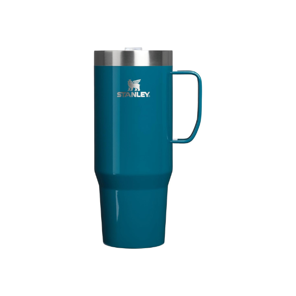 STANLEY The Everyday Suburban Mug | 30 oz | Drink Through Lid | Cup for Coffee, Tea and Drinks | Insulated Stainless Steel Coffee Mug | BPA-Free | Coastal Teal Gloss