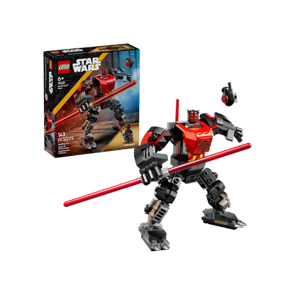 LEGO Star Wars Darth Maul Mech Kids Toy - Building Toy with Pretend Play Lightsaber - Birthday Gift Idea for Boys and Girls, Ages 6+ - Collectible Decor for Fans of The Clone Wars - 75411