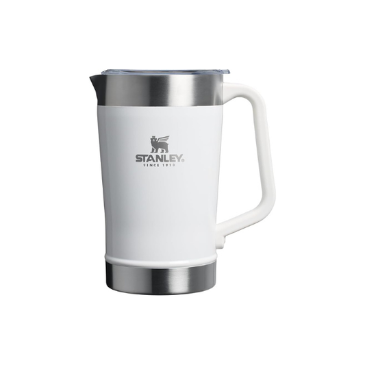 Stanley Stay-Chill Pitcher 64 oz | Cold Water, Beer, and Drink Pitcher with Lid | Large Capacity Durable Beverage Container with Handle | Insulated Stainless Steel | BPA-Free | Frost