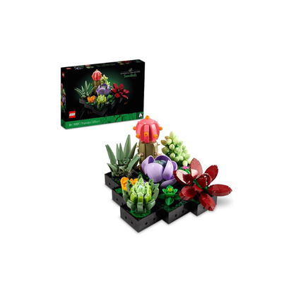 LEGO Botanicals Succulents 10309 | Back to School Gift for Students & Teachers, Building Set for Adults, Ages 18+, 771 Pieces, Artificial Plant Home Decor